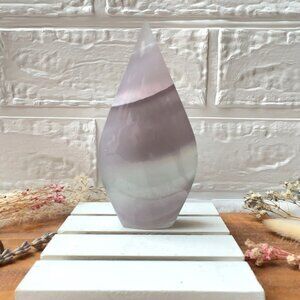 Beautiful Yttrium Fluorite Flame | Fluorite Free Form (Y1)